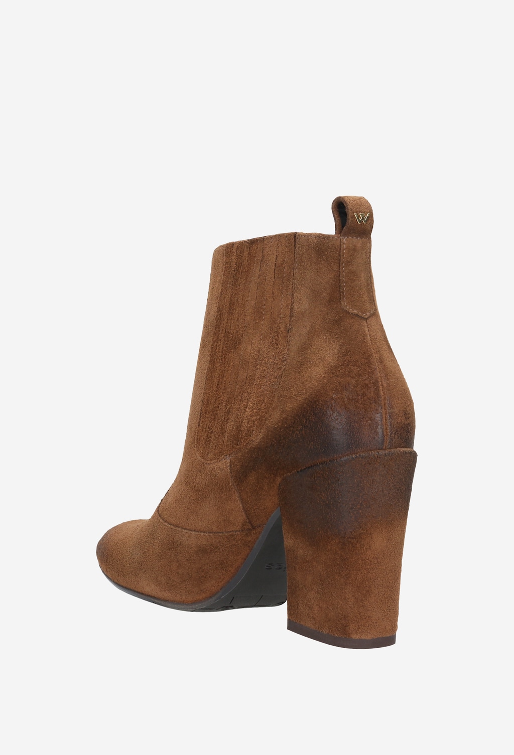 Brązowe botki damskie 55009-62 Widok 4