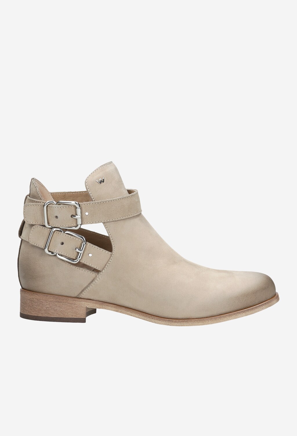 Beżowe botki damskie 55003-24 Widok 1