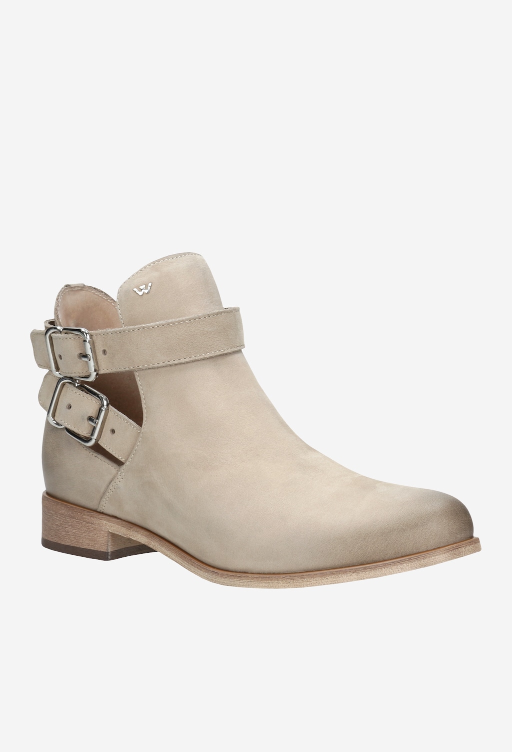 Beżowe botki damskie 55003-24 Widok 2