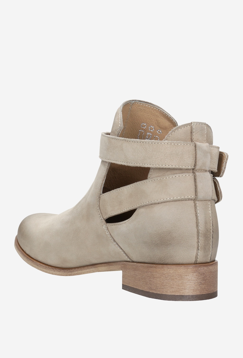 Beżowe botki damskie 55003-24 Widok 3