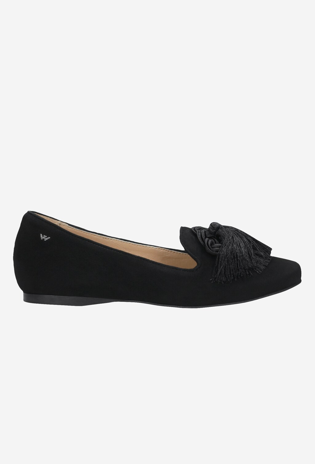 Czarne lordsy damskie 45000-61 Widok 2