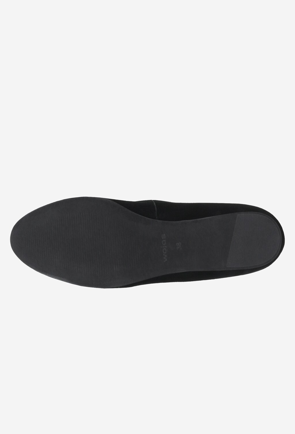 Czarne lordsy damskie 45000-61 Widok 6