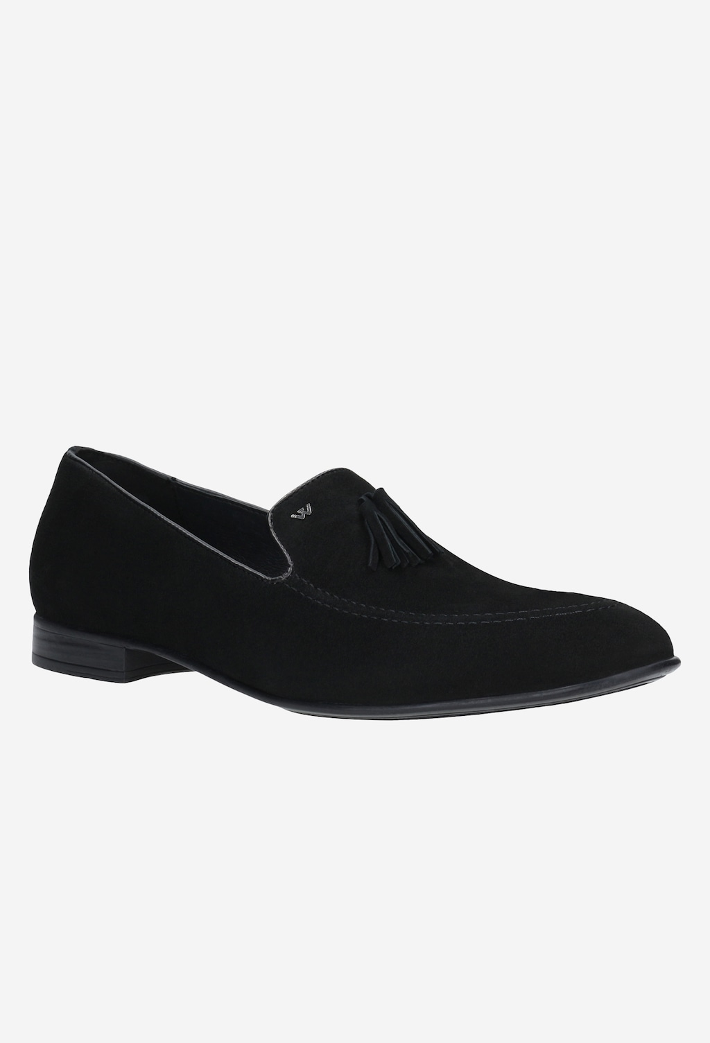 Czarne półbuty męskie 10004-61 Widok 2