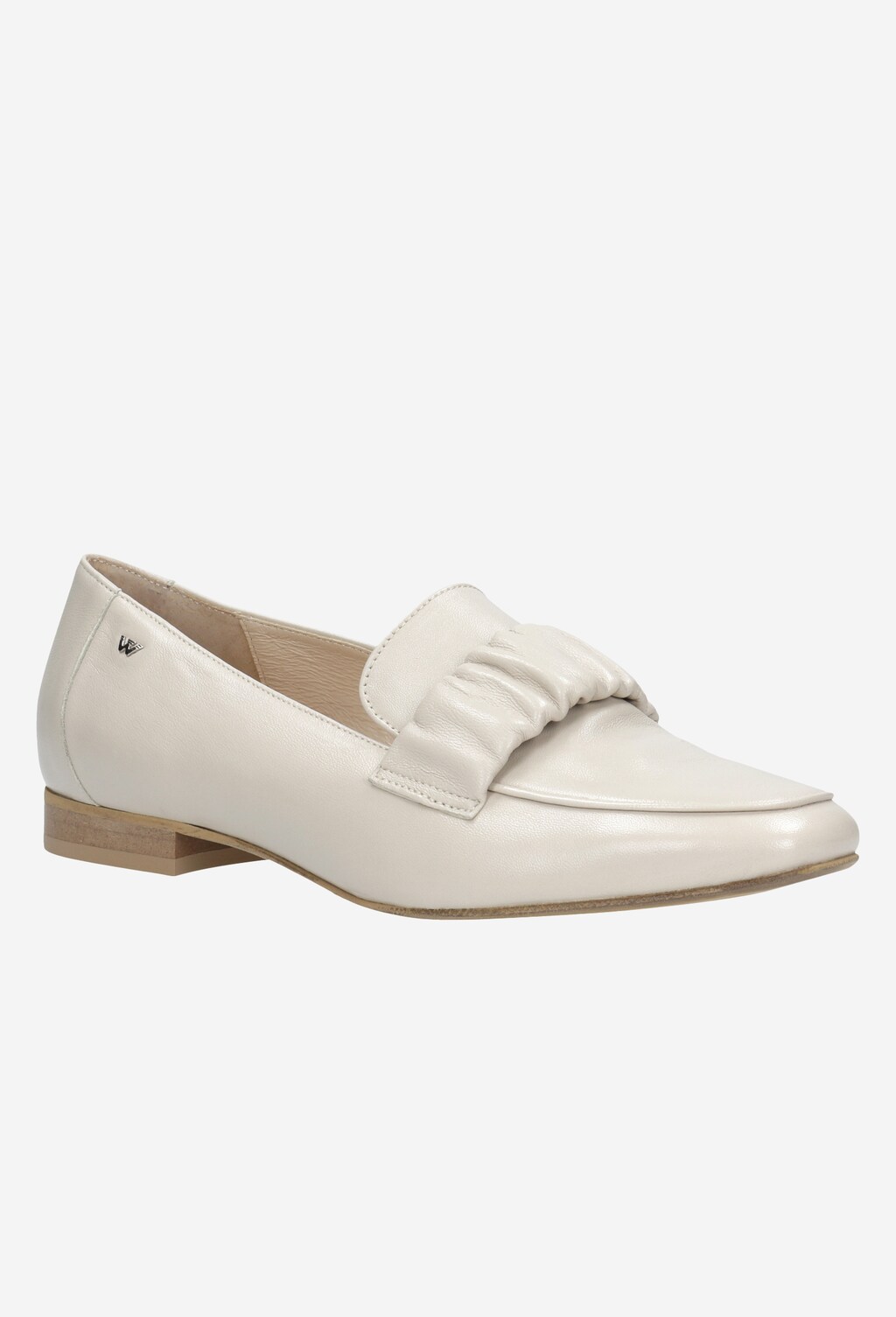 Beżowe półbuty damskie 46007-54 Widok 3