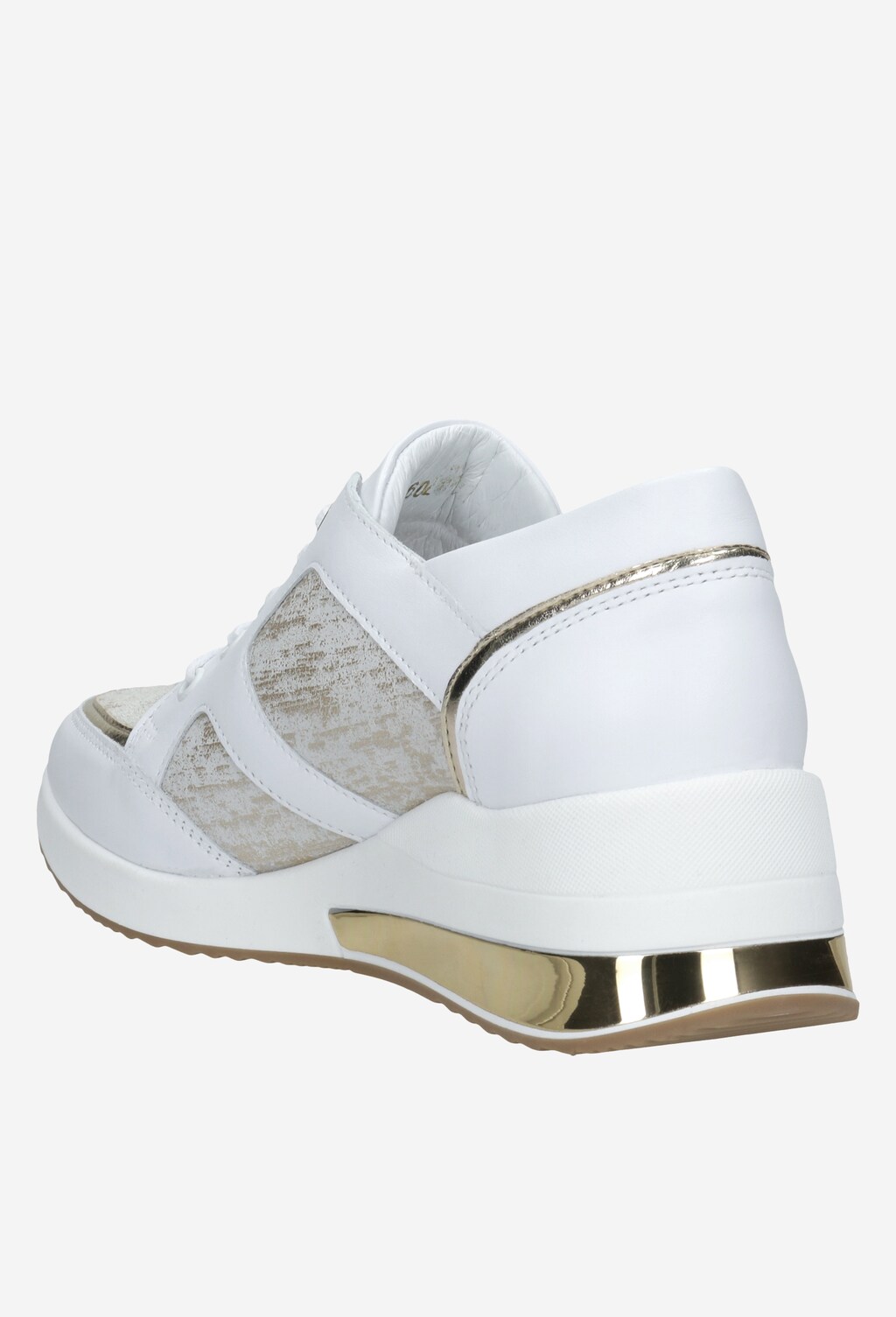 Moderní sneakers dámské vyrobené z pravé přírodní kůže 46028-59 Widok 4