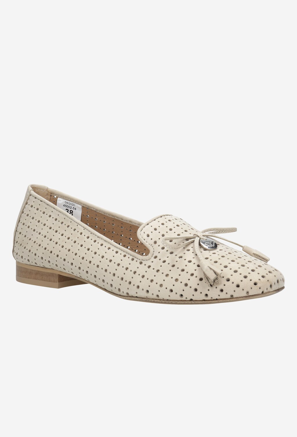 Beżowe lordsy damskie 45002-54 Widok 2