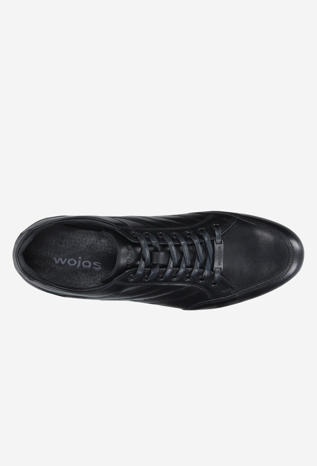 Czarne półbuty męskie 10016-51 Widok 4