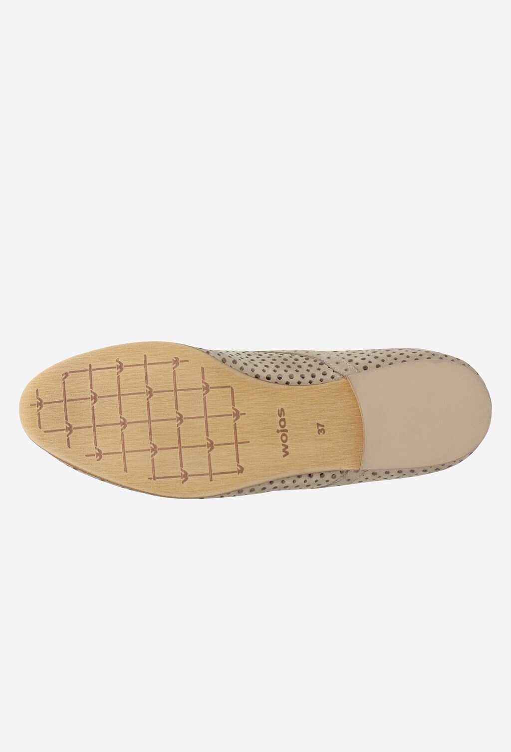 Beżowe półbuty damskie 46003-24 Widok 6