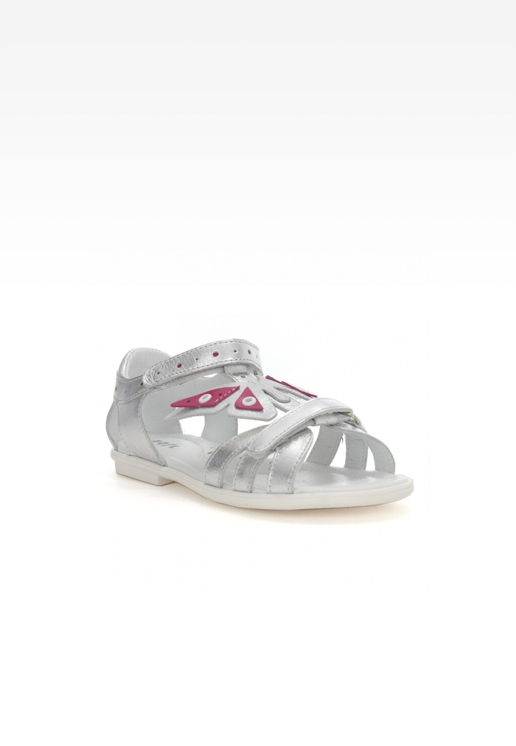 Sandały BARTEK W-39209/12D, dla dziewcząt, srebrny Widok 2
