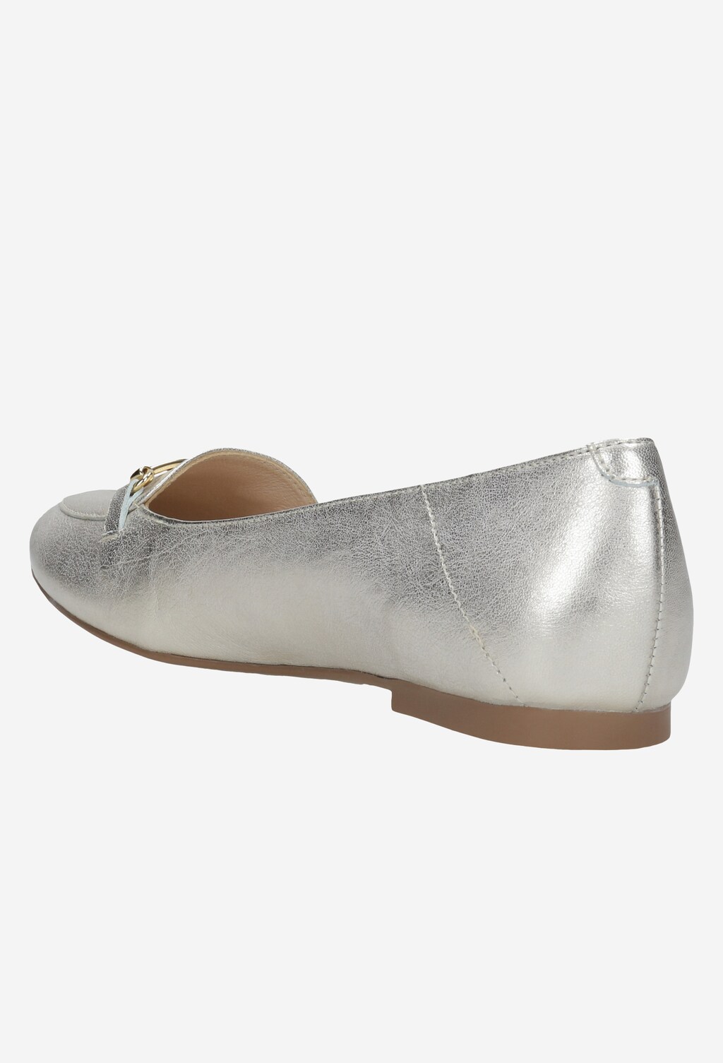 Złote baleriny damskie 44000-58 Widok 3