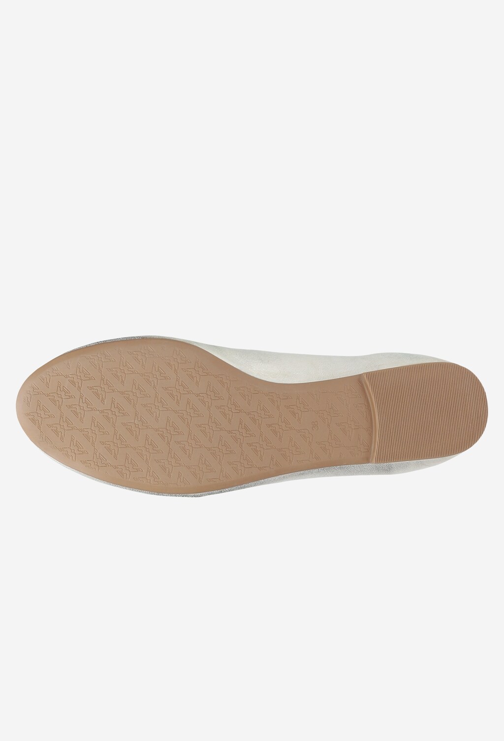 Złote baleriny damskie 44000-58 Widok 5