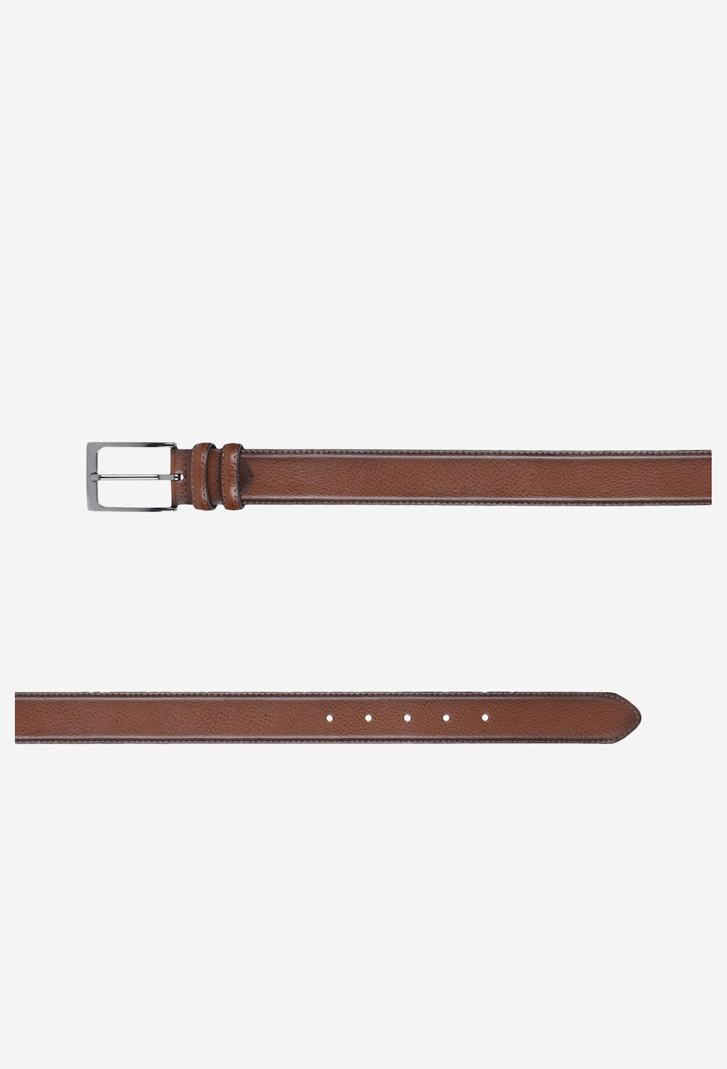 Elegantní kožený pásek pánský z hnědé kůže 93003-52 Widok 5