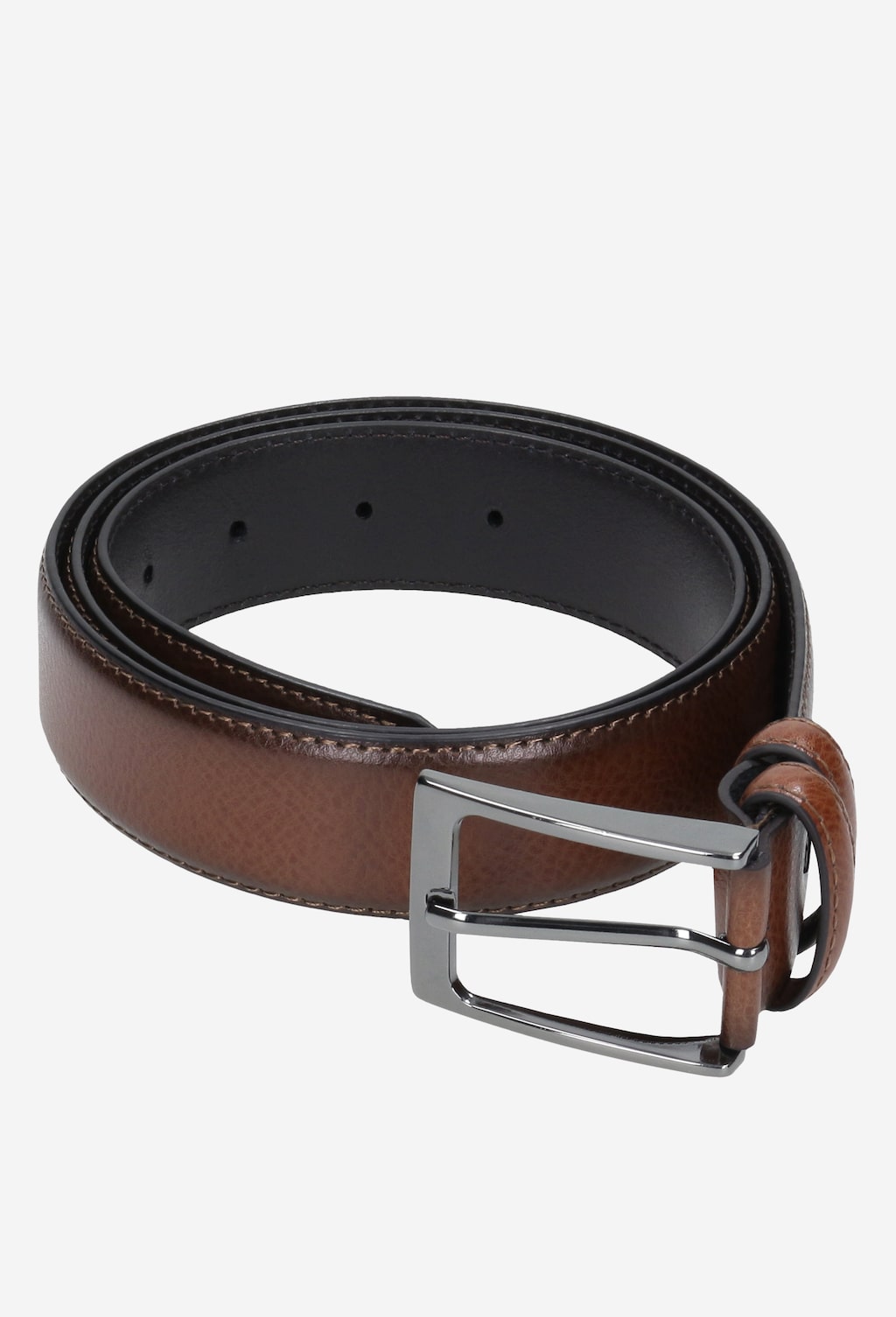 Elegantní kožený pásek pánský z hnědé kůže 93003-52 Widok 6