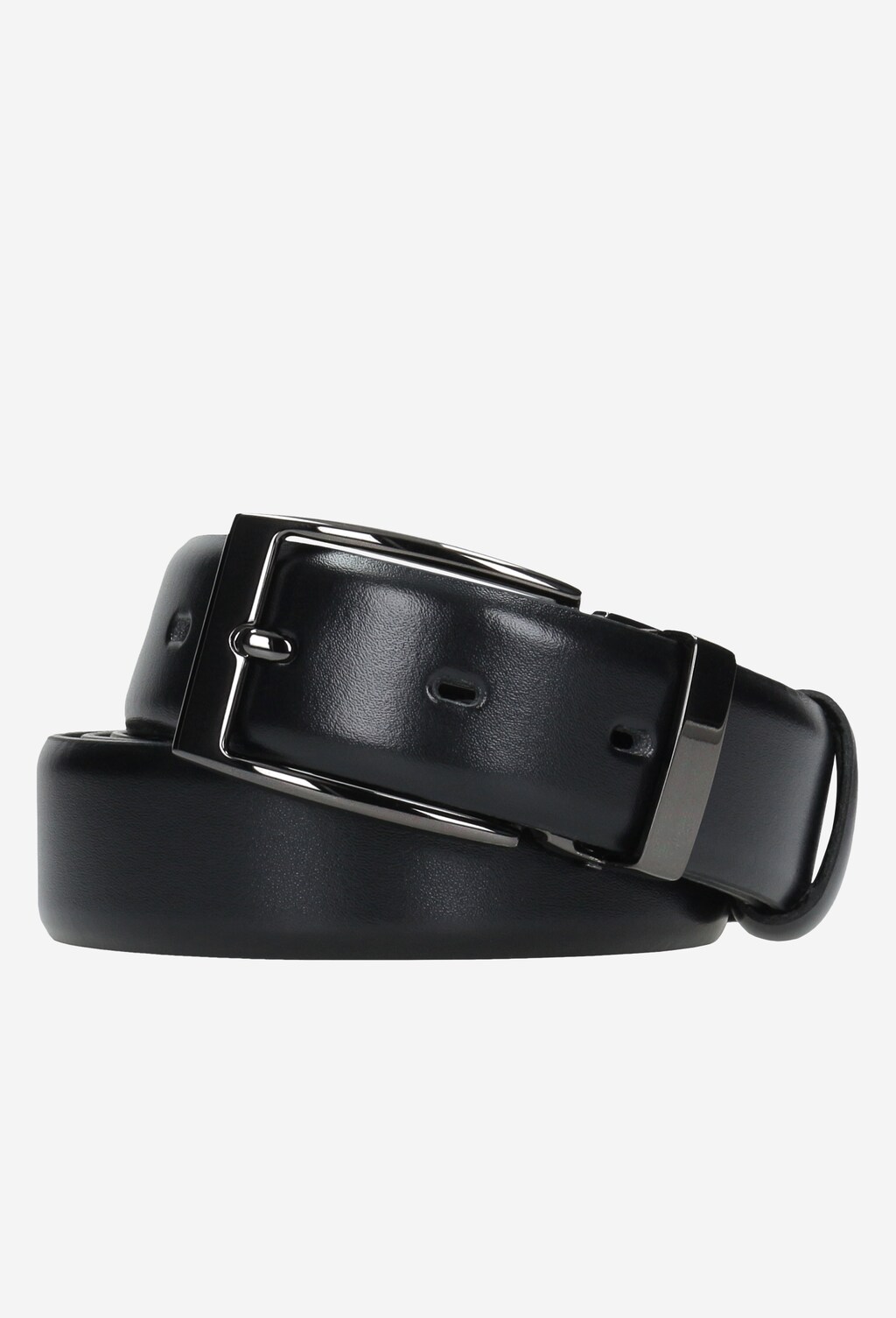 Czarny elegancki pasek męski 93001-51 Widok 1