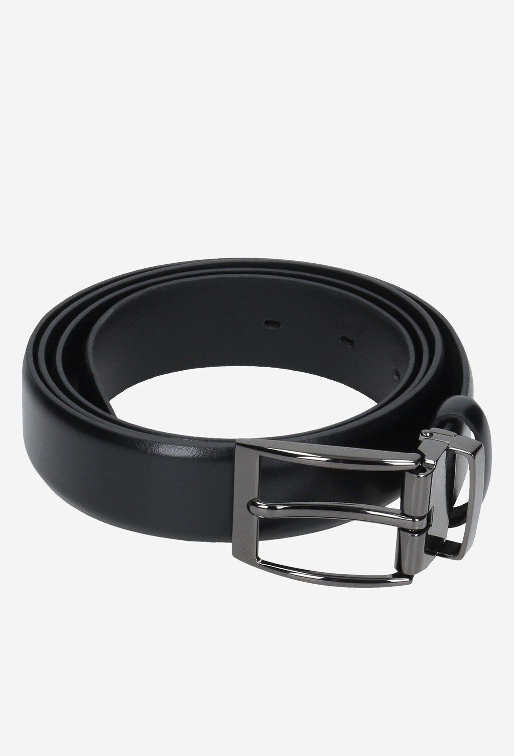 Czarny elegancki pasek męski 93001-51 Widok 5