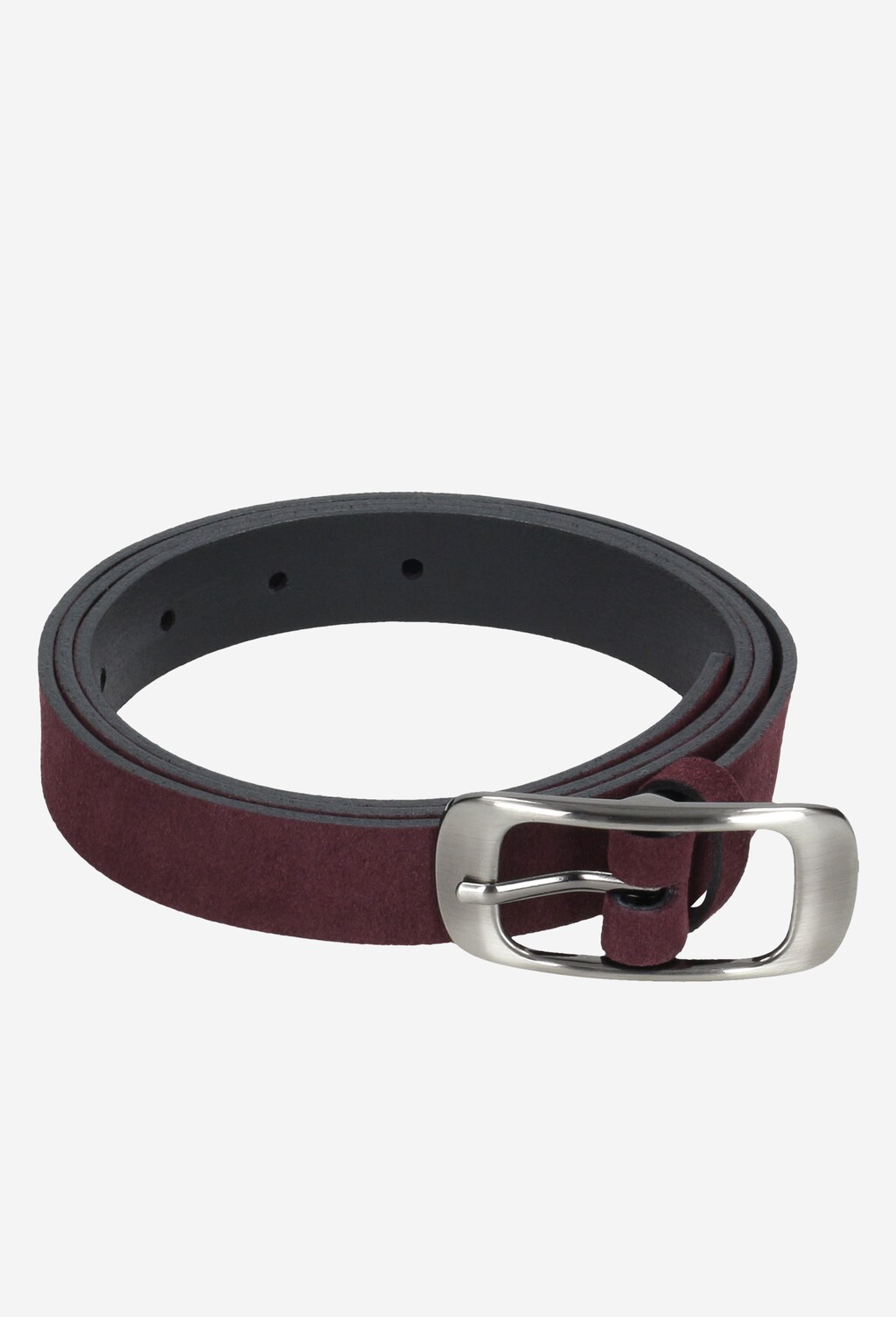 Amarantowy pasek damski 93007-65 Widok 5