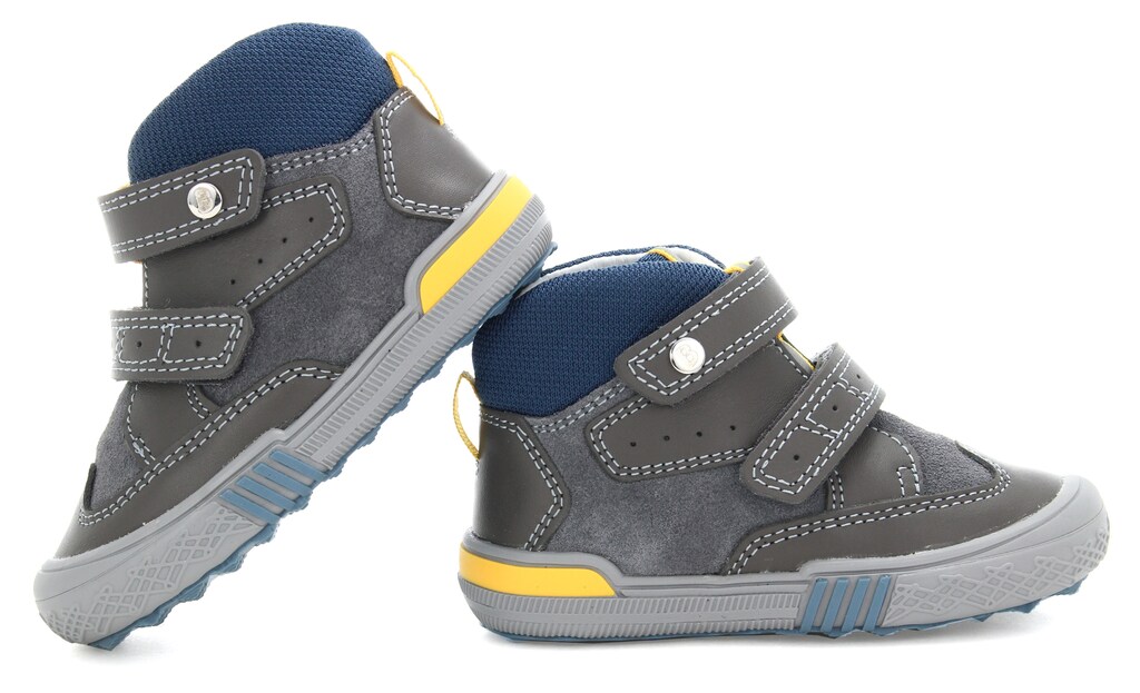Trzewiki BARTEK W-21704-4/N4A, dla chłopców, szary Widok 6