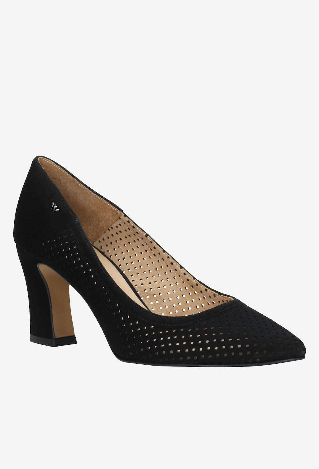 Czarne wygodne czółenka damskie 35029-61 Widok 3