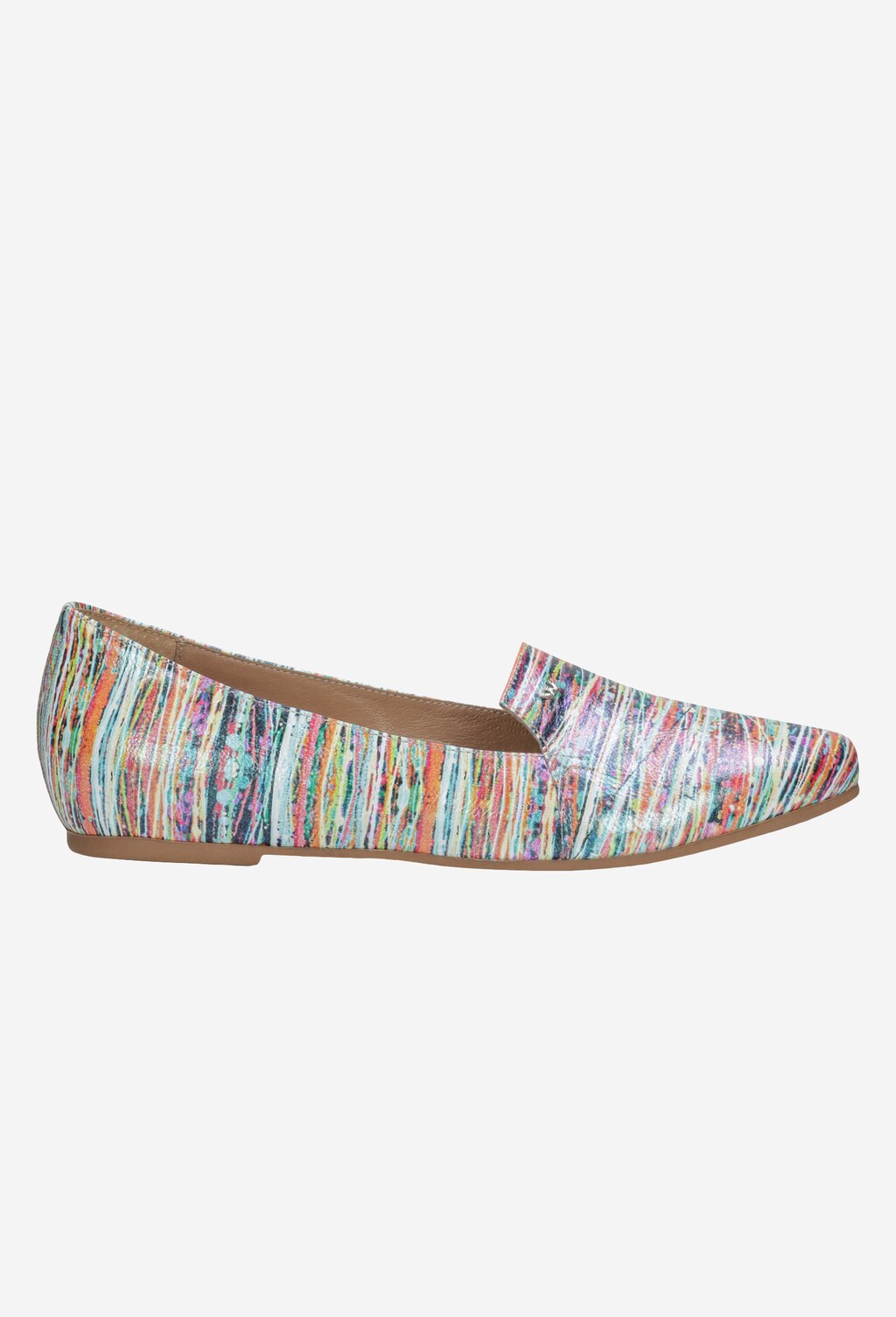 Poltopánky dámske ako kožená vychádzková obuv multicolor 45003-65 Widok 1