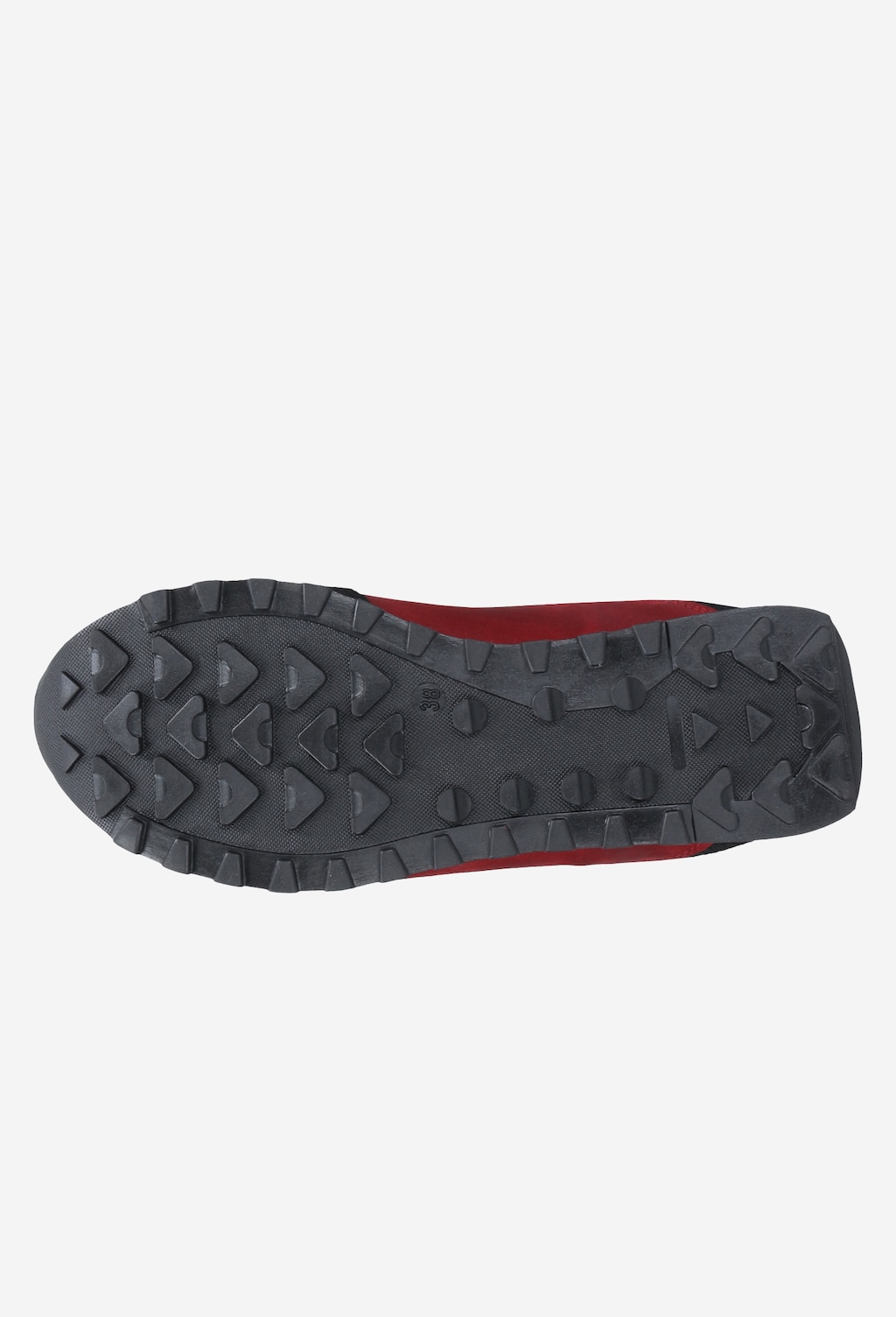 Czerwono-czarne trekkingowe półbuty damskie 46031-75 Widok 6