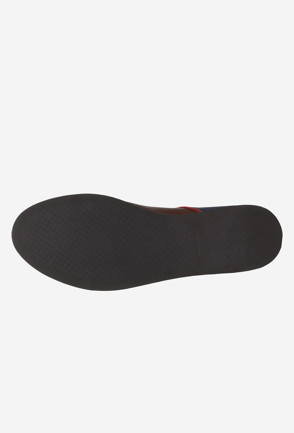 Granatowo-brązowe półbuty męskie 10029-56 Widok 6