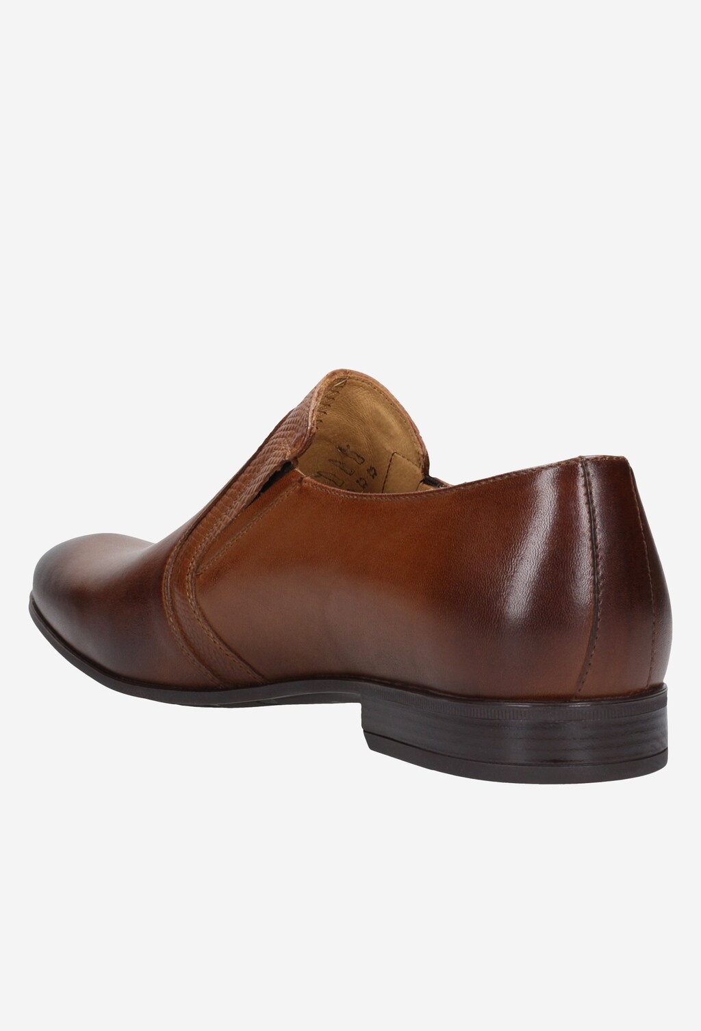 Jasnobrązowe wsuwane półbuty męskie 9069-53 Widok 3