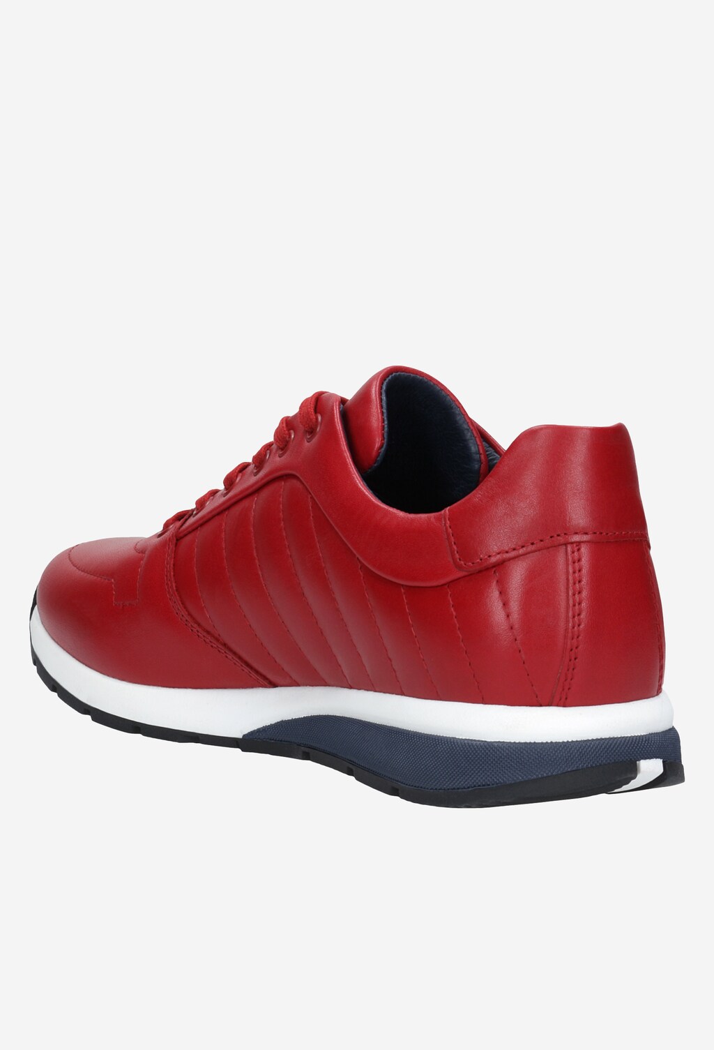 Czerwone sportowe półbuty męskie 10020-55 Widok 4