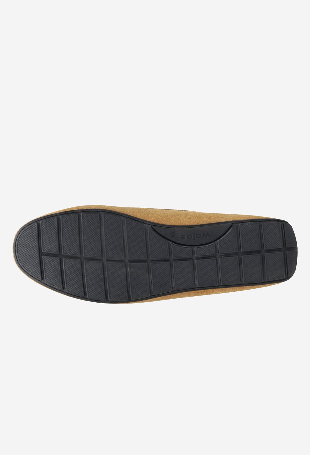 Jasnobrązowe skórzane mokasyny męskie 10047-63 Widok 5