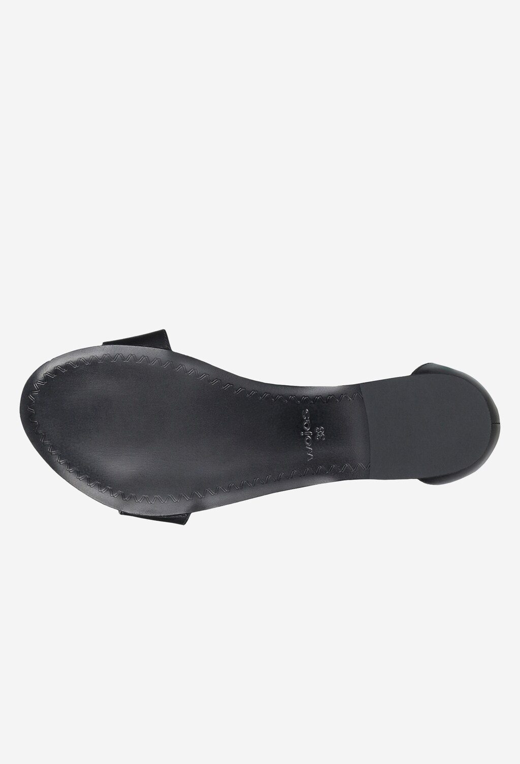 Kožené sandály dámské v černém provedení 76008-51 Widok 6