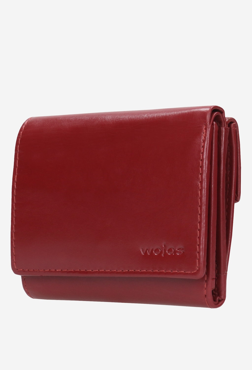 Czerwony portfel damski ze skóry licowej 91000-55 Widok 2
