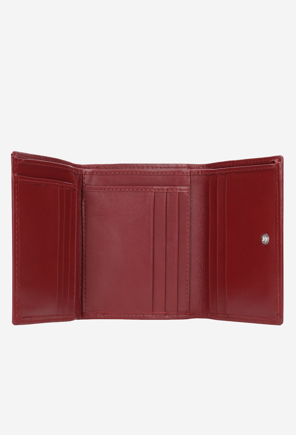Czerwony portfel damski ze skóry licowej 91000-55 Widok 4