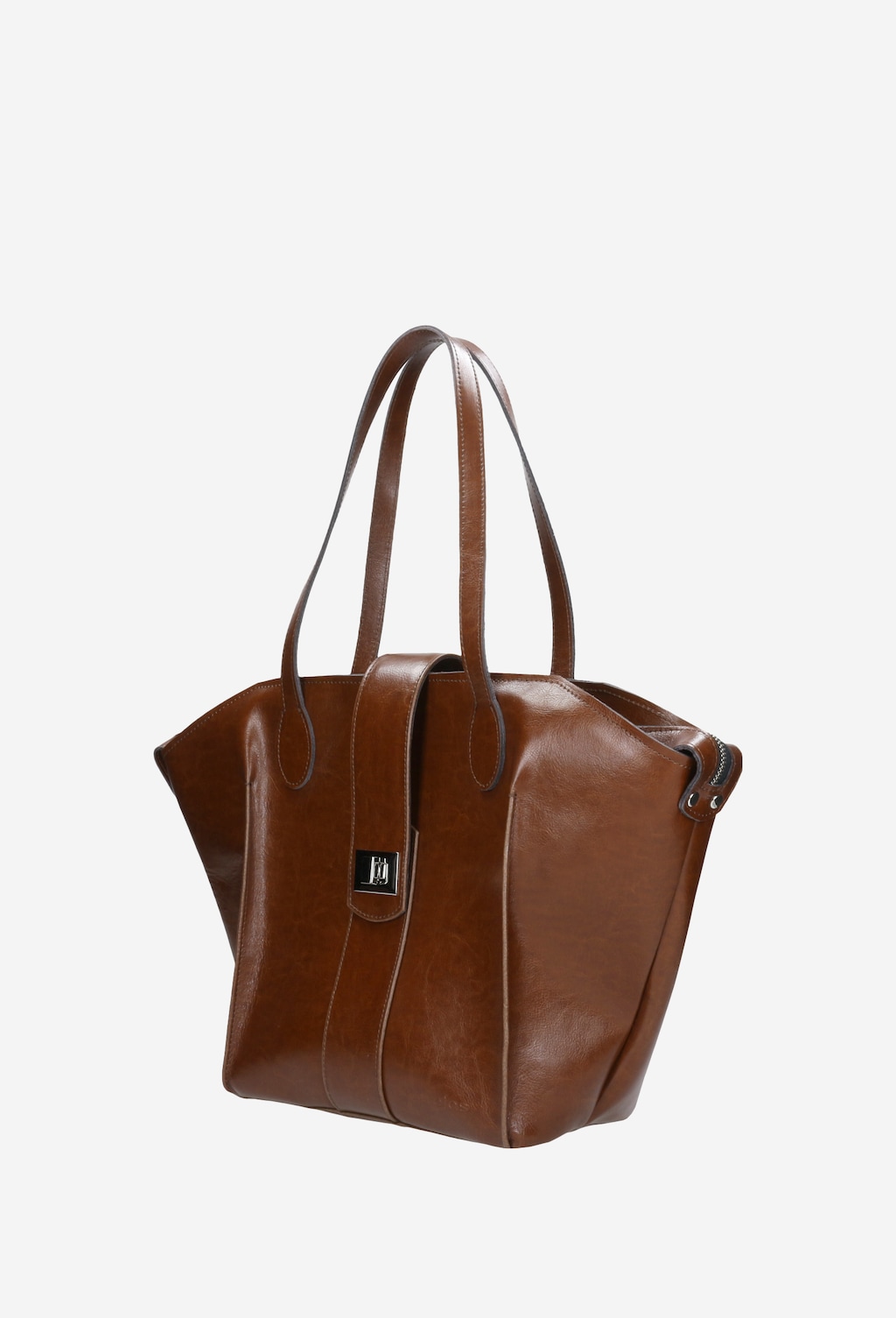 Duża brązowa torebka damska na codzień 80052-53 Widok 3