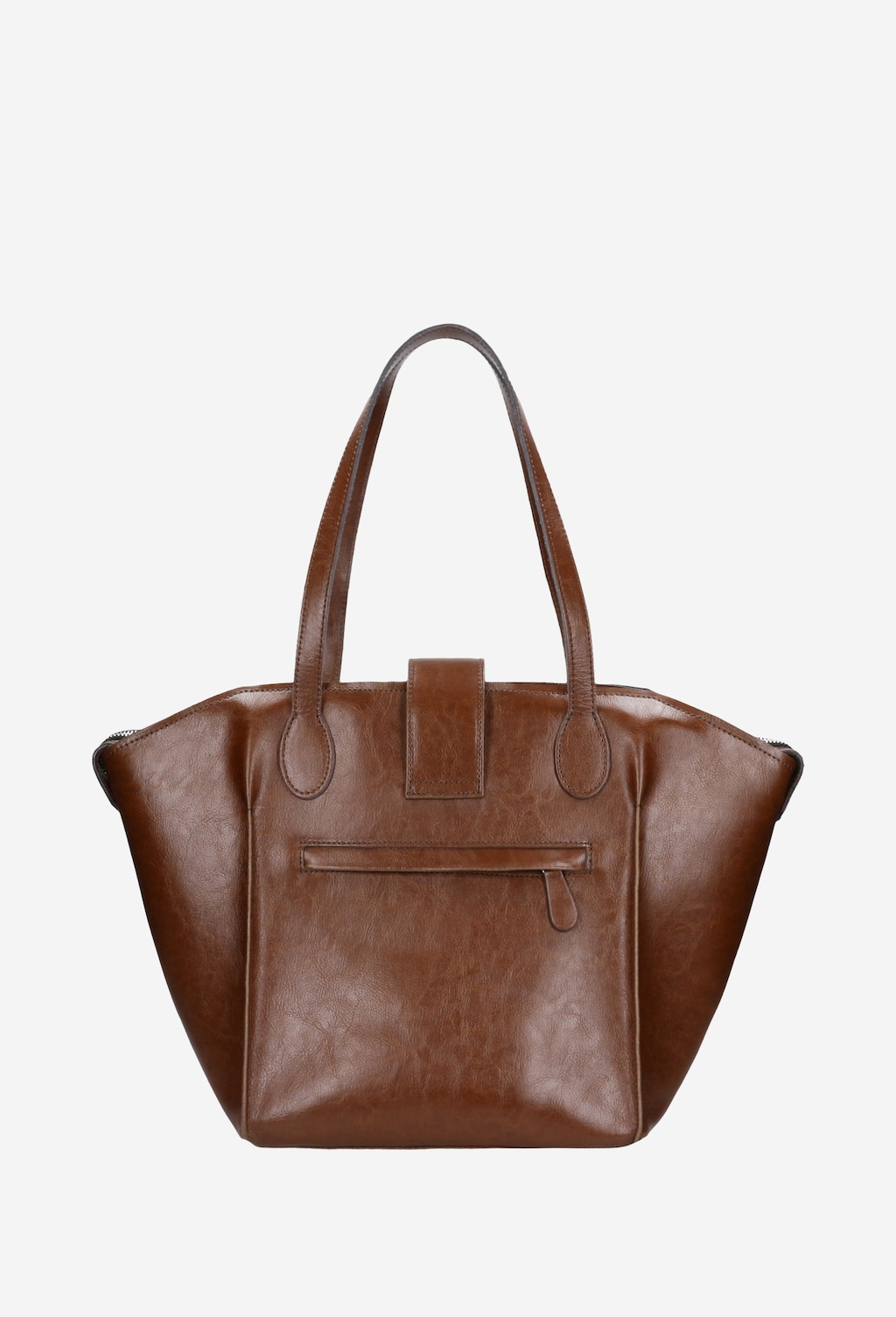 Duża brązowa torebka damska na codzień 80052-53 Widok 4