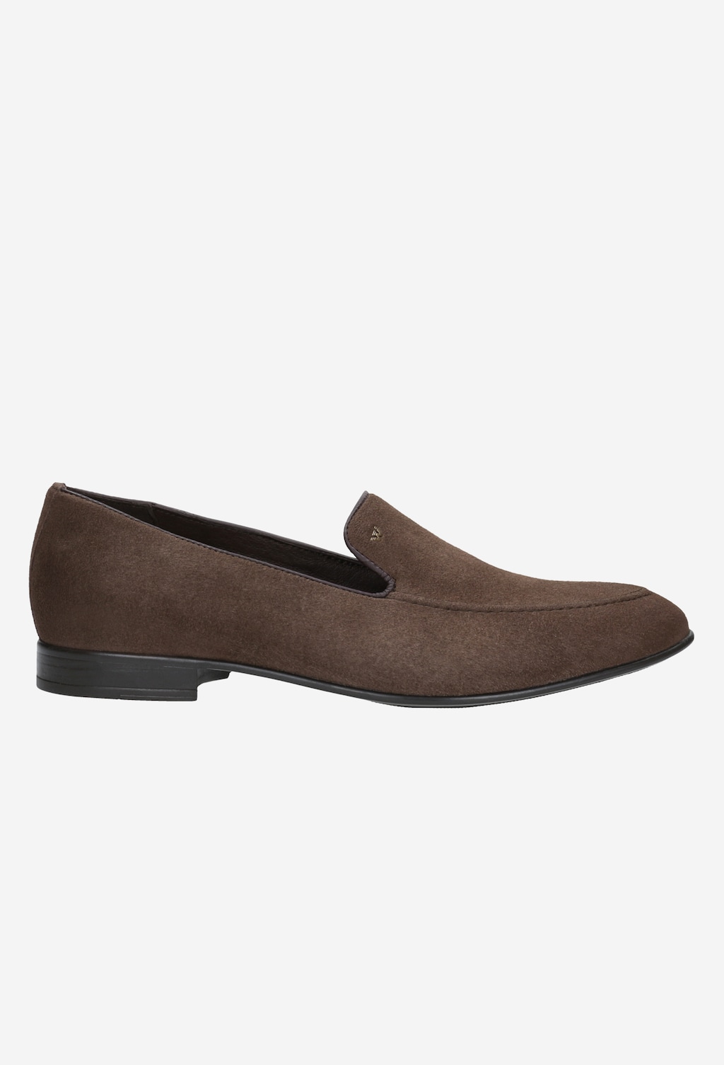Brązowe loafersy męskie 10004-63 Widok 1