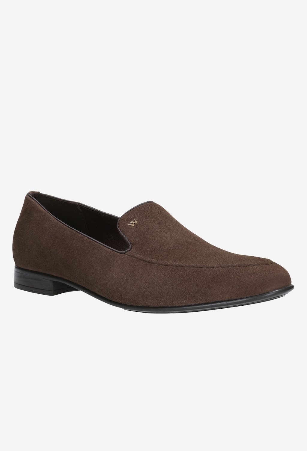 Brązowe loafersy męskie 10004-63 Widok 2