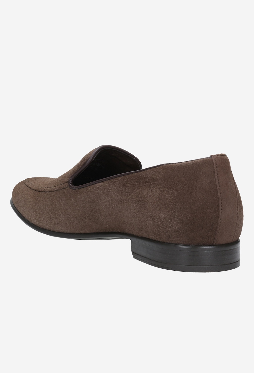 Brązowe loafersy męskie 10004-63 Widok 3