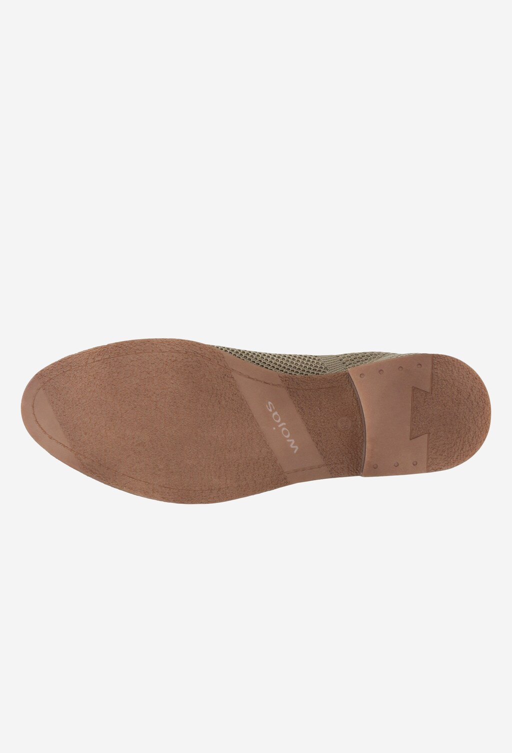 Beżowe sznurowane półbuty męskie 9064-84 Widok 5