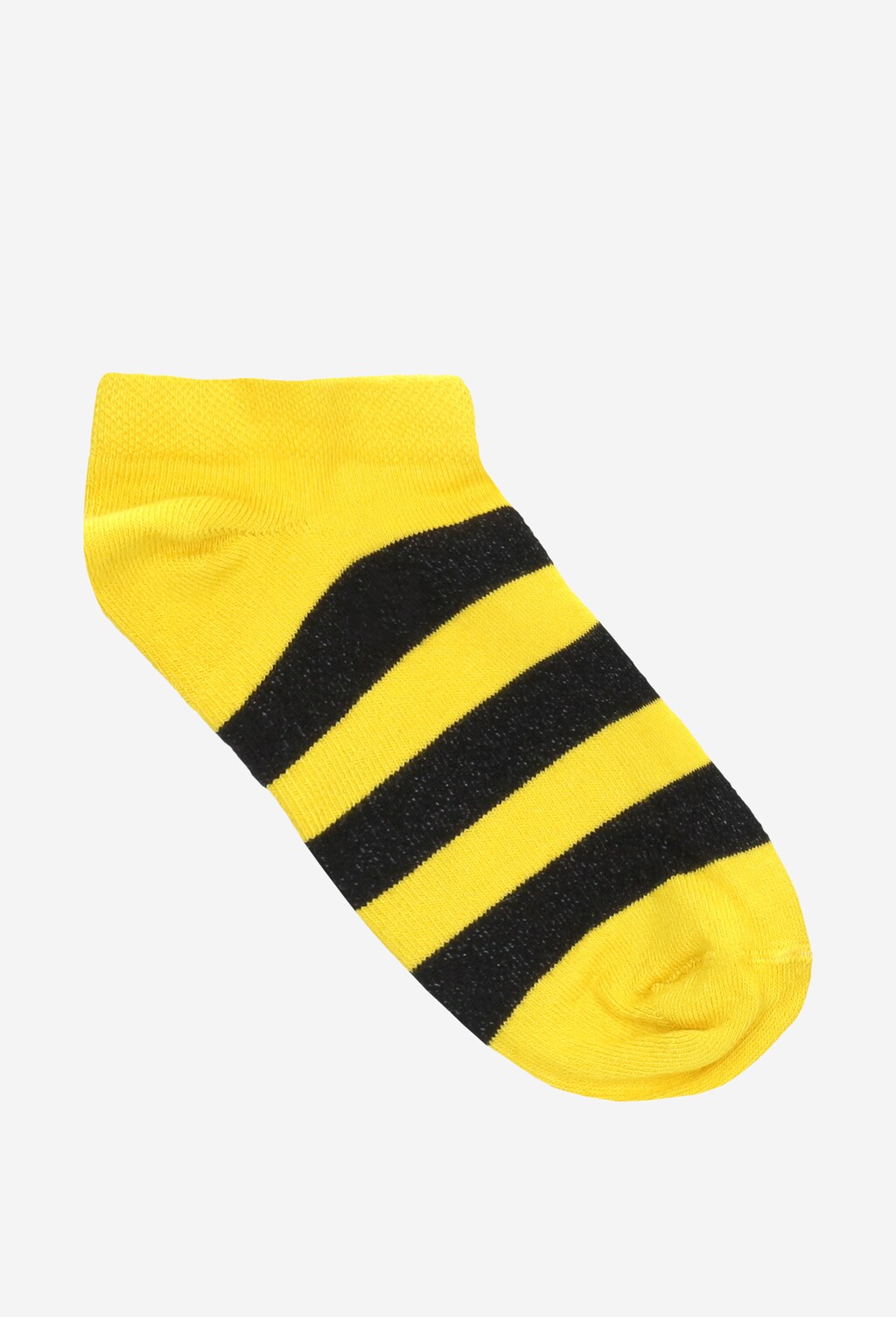 Granatowo-żółte stopki z nadrukiem 97003-85 Widok 2