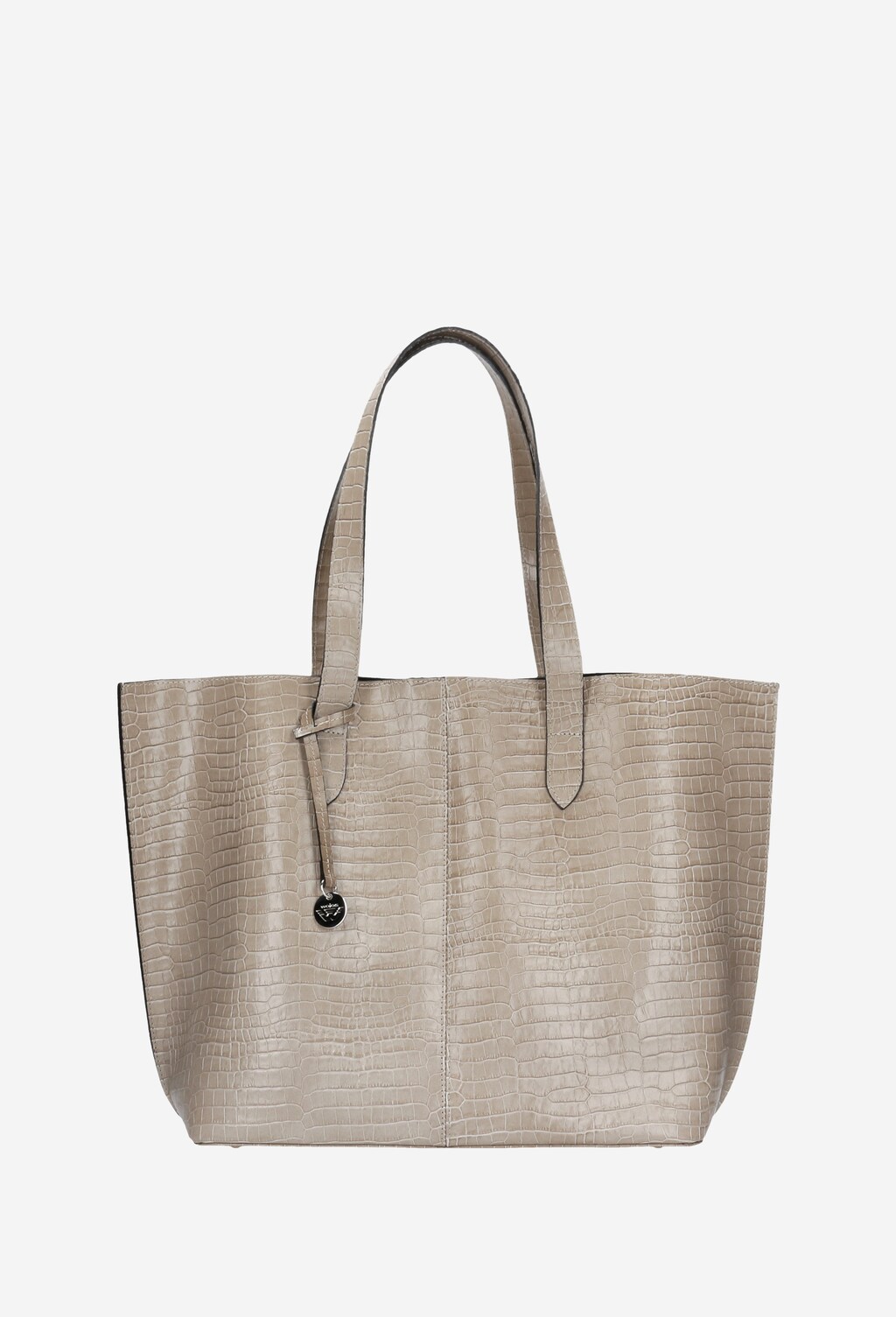 Beżowa torebka damska - shopper bag 80026-54 Widok 2