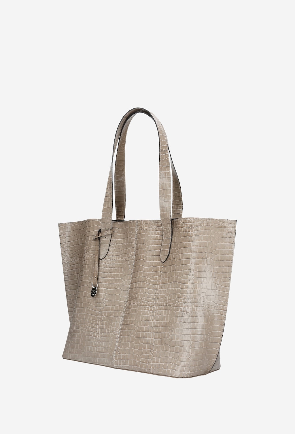 Beżowa torebka damska - shopper bag 80026-54 Widok 3