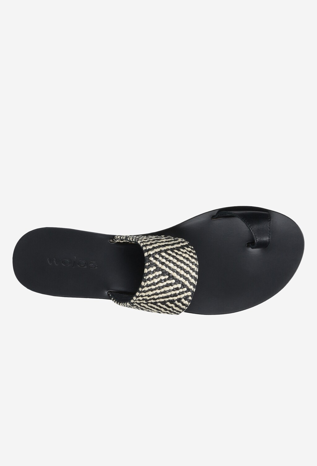 Czarne klapki damskie idealne na lato 74003-81 Widok 5