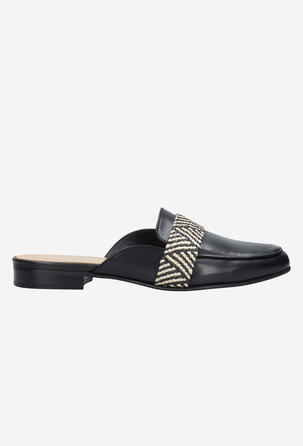 Czarne klapki damskie z minikolekcji offbeat artisan 74013-81 Widok 2