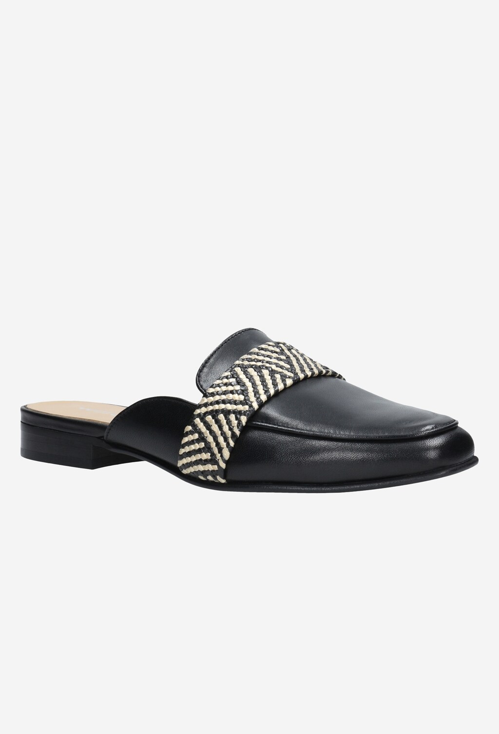 Czarne klapki damskie z minikolekcji offbeat artisan 74013-81 Widok 3