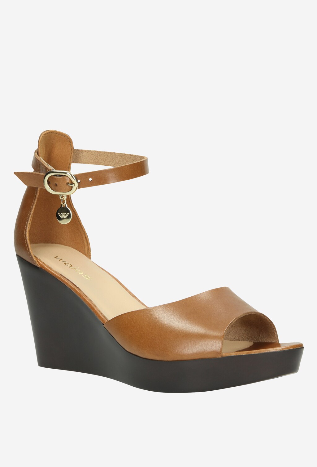 Sandále dámske elegantné na štýlovom klinovom podpätku 76023-53 Widok 3