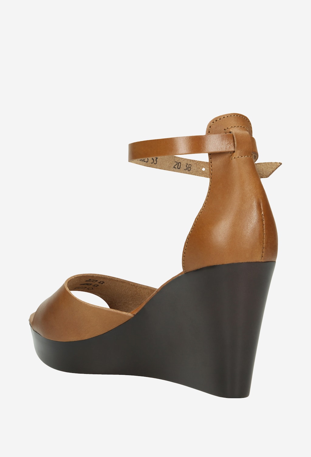 Sandále dámske elegantné na štýlovom klinovom podpätku 76023-53 Widok 4