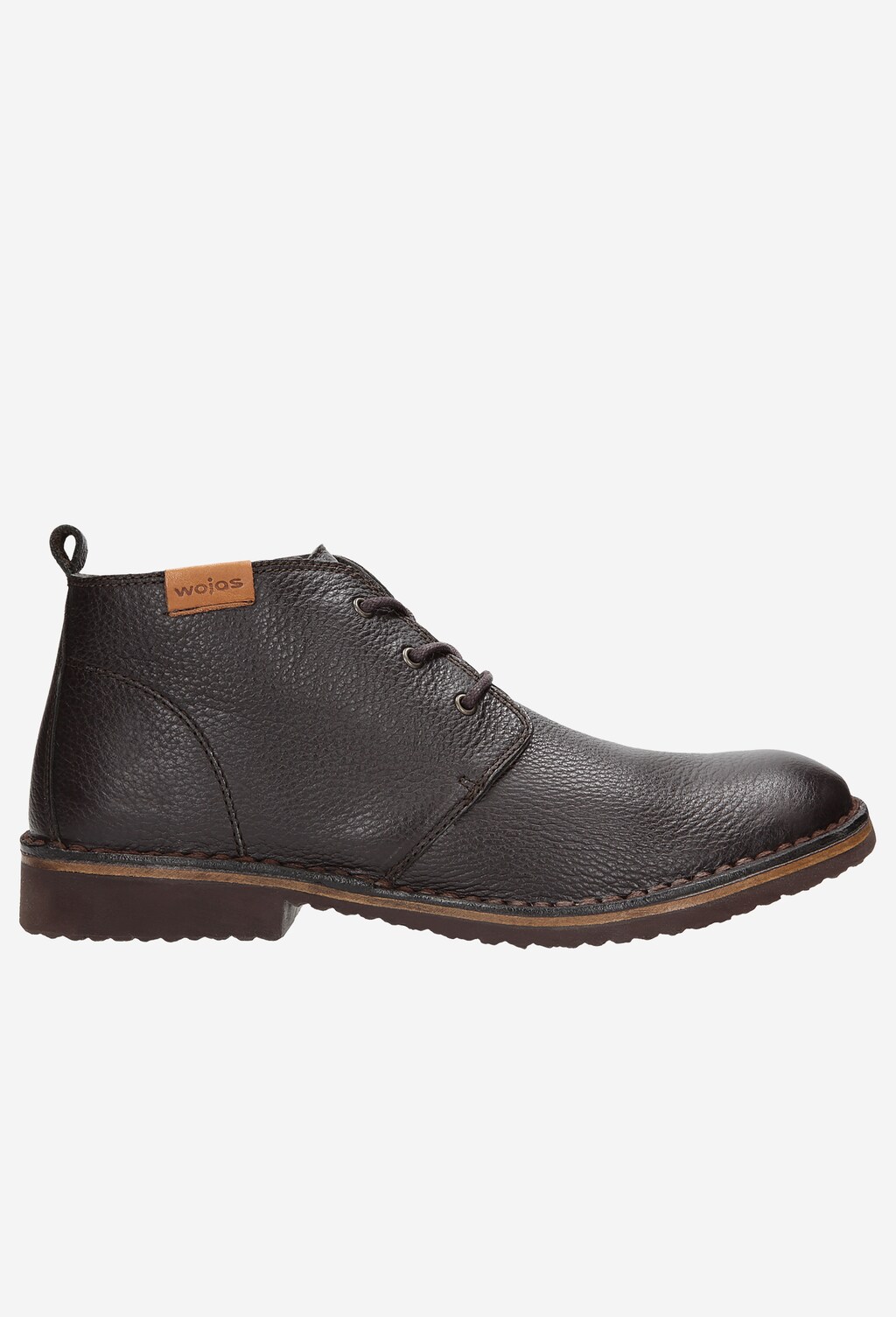 Brązowe męskie trzewiki 1240-42 Widok 1