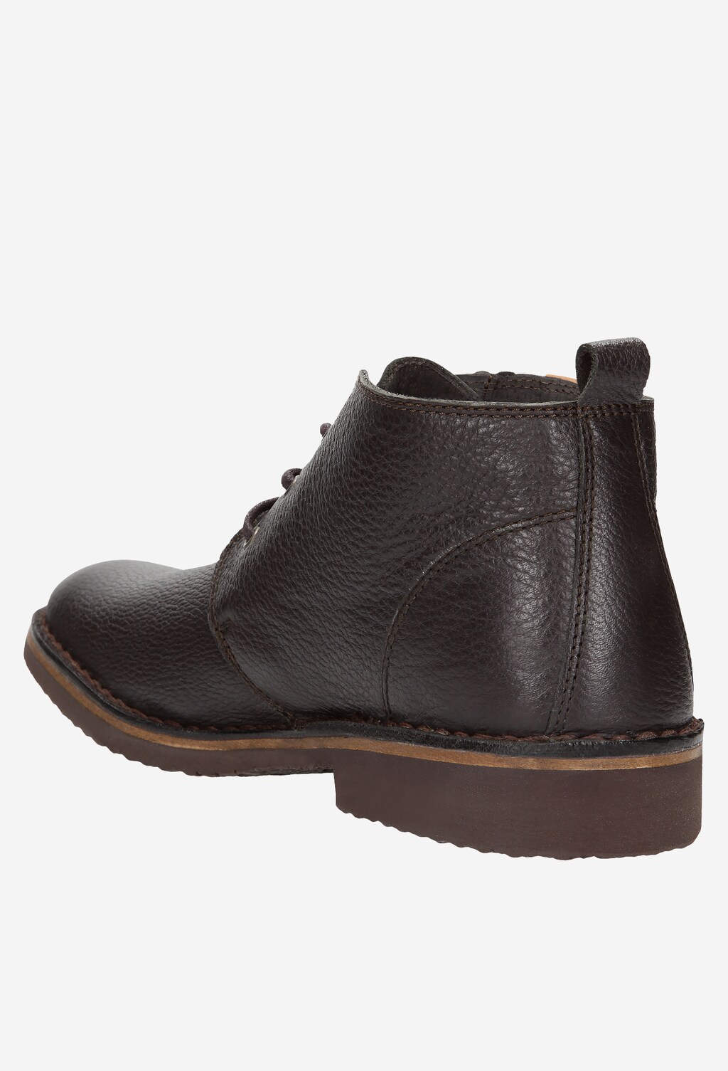 Brązowe męskie trzewiki 1240-42 Widok 3