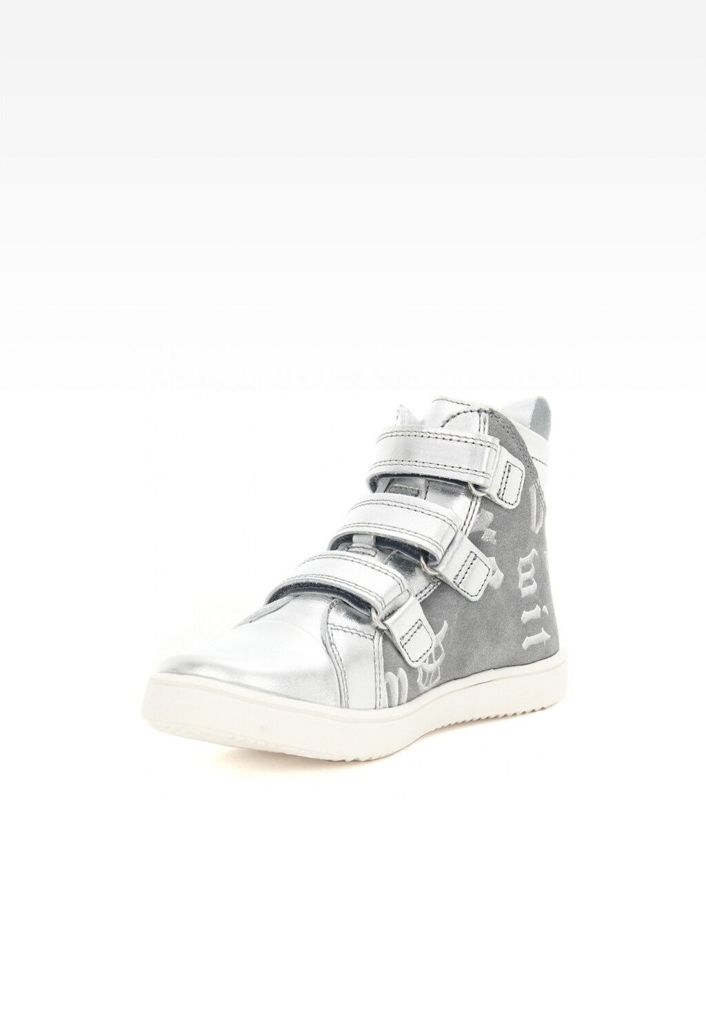 Trzewiki BARTEK T-14364-3/NAI, dla dziewcząt, srebrno-szary Widok 3
