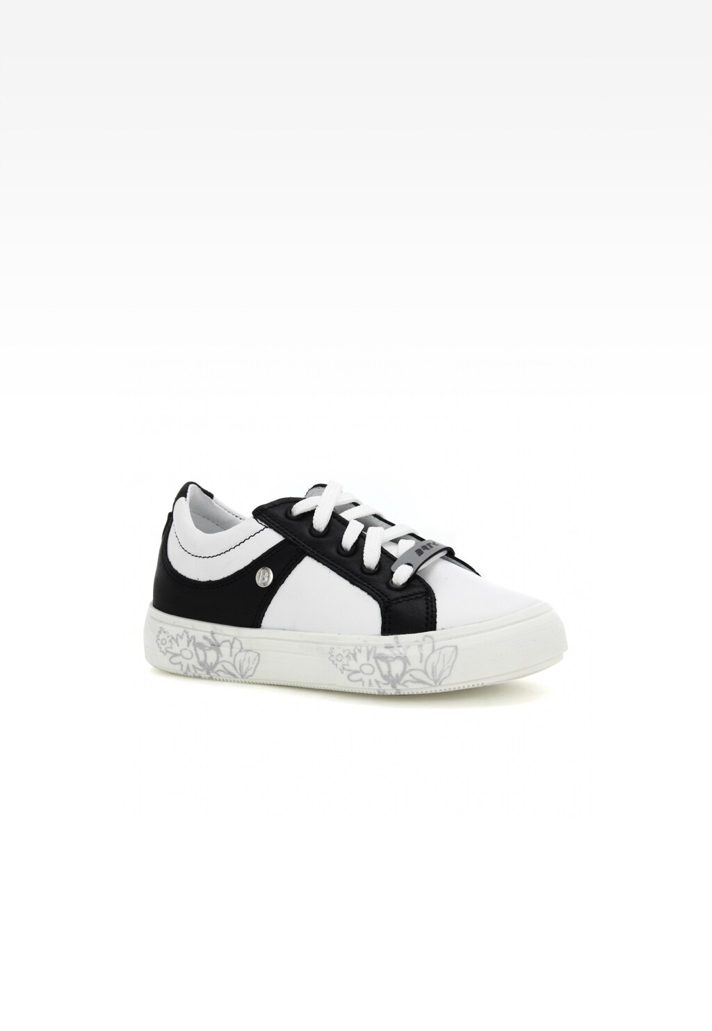 Półbuty BARTEK T-18653-1/R87, dla dziewcząt, biało-czarny Widok 1