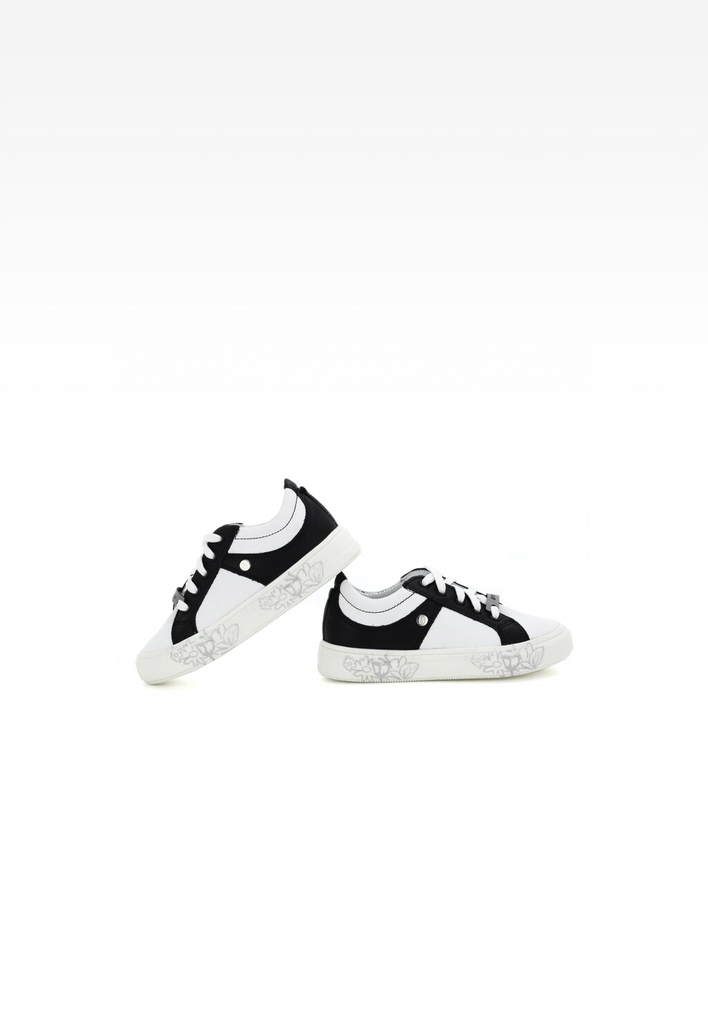 Półbuty BARTEK T-18653-1/R87, dla dziewcząt, biało-czarny Widok 6